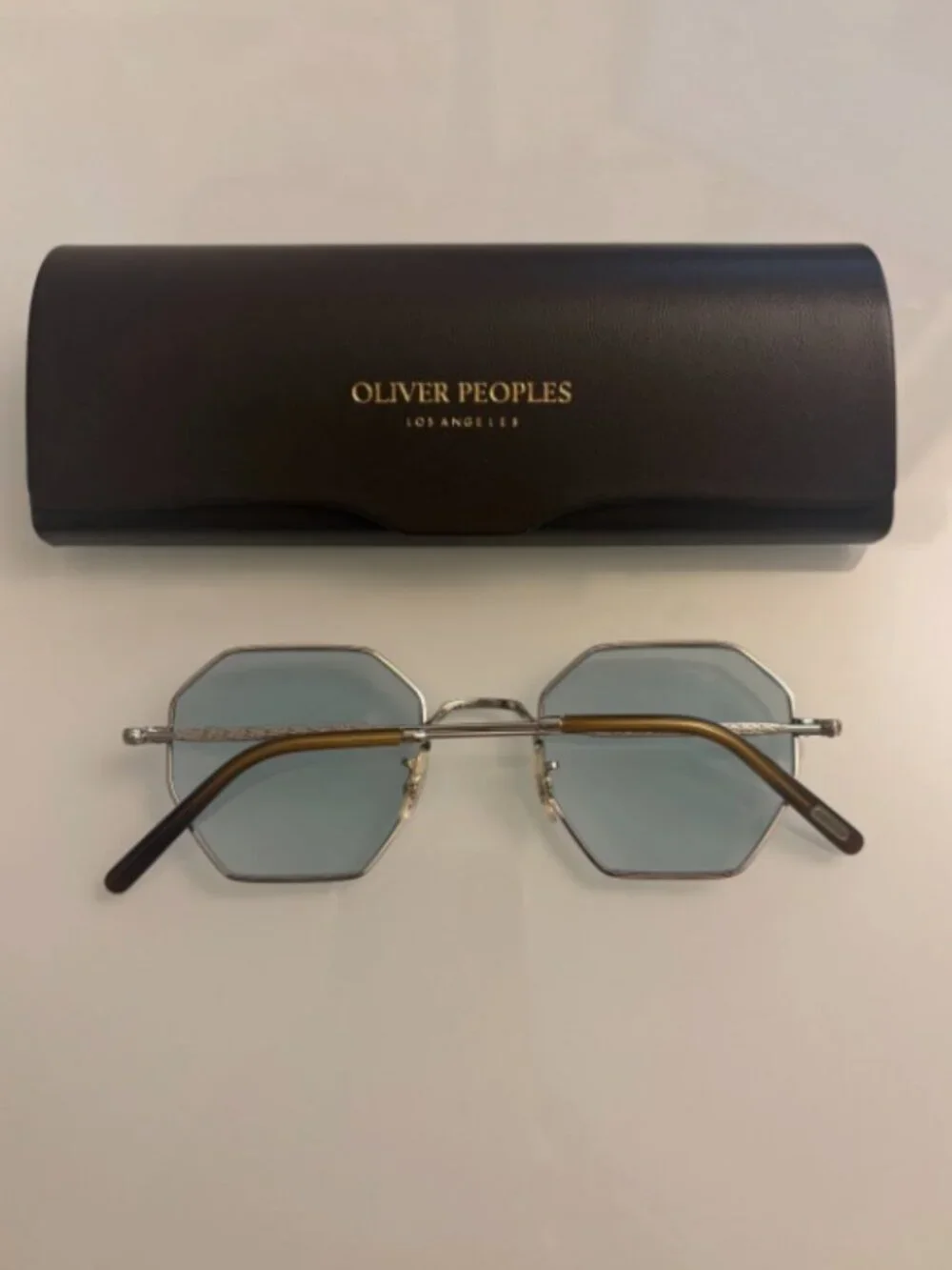 • OLIVER PEOPLES HOLENDER 47mm OV1312 in Sea Mist MSRP$465 Great Gift